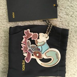 Exclusive Fendi Squirrel Mirror Keychain